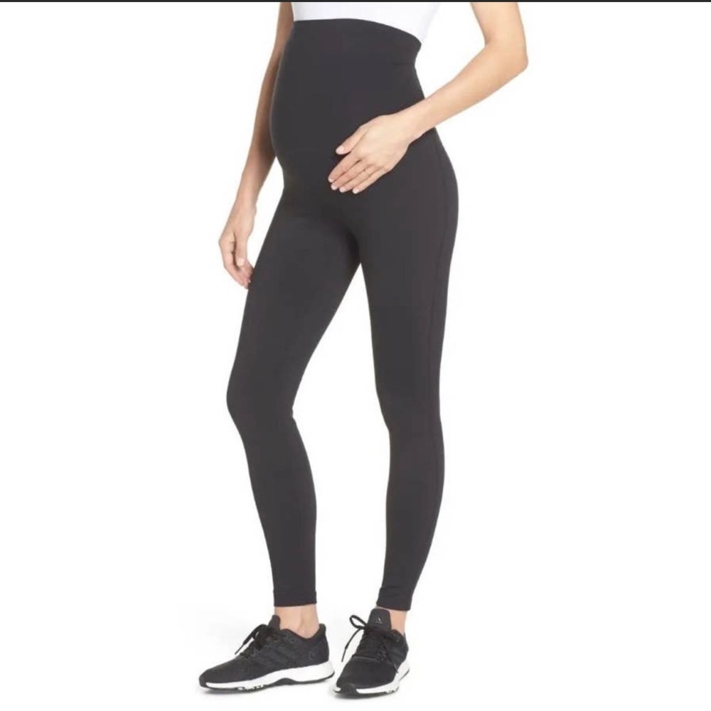 Zella Women's Black Live In Maternity Ankle Leggings
Size L
